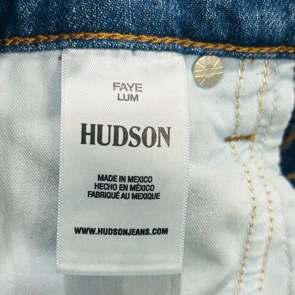 TALL GIRL 🚨 EUC Hudson Jeans SZ 29 Blue denim 5-pocket/button fly flare jeans - Picture 6 of 7
